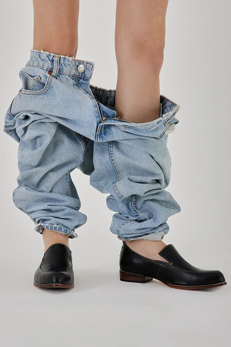 Women's Pointed Toe Loafers – Slip-On Flat Heel