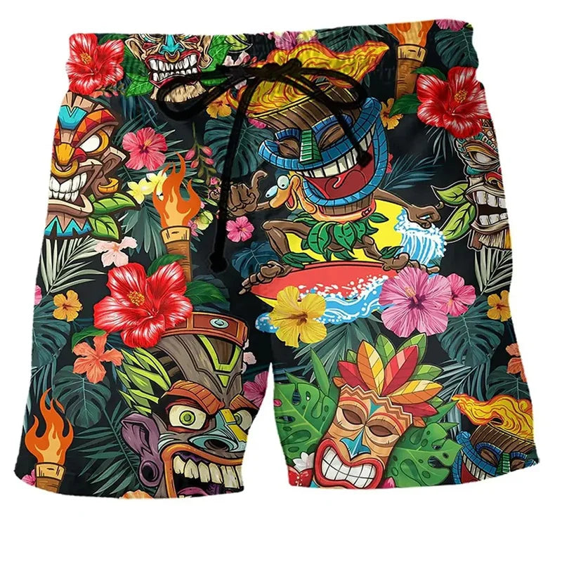 Bañador de Hombre Momount – Estampado Furgoneta Hippie con Cordón