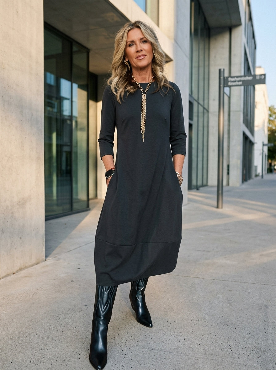 Isabel Minimalist Dress - Lifestyle Outdoor