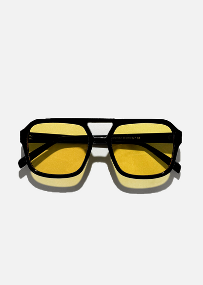 Gafas de Sol Aviador Vintage – Lentes Amarillas con Estilo Hollywood Clásico