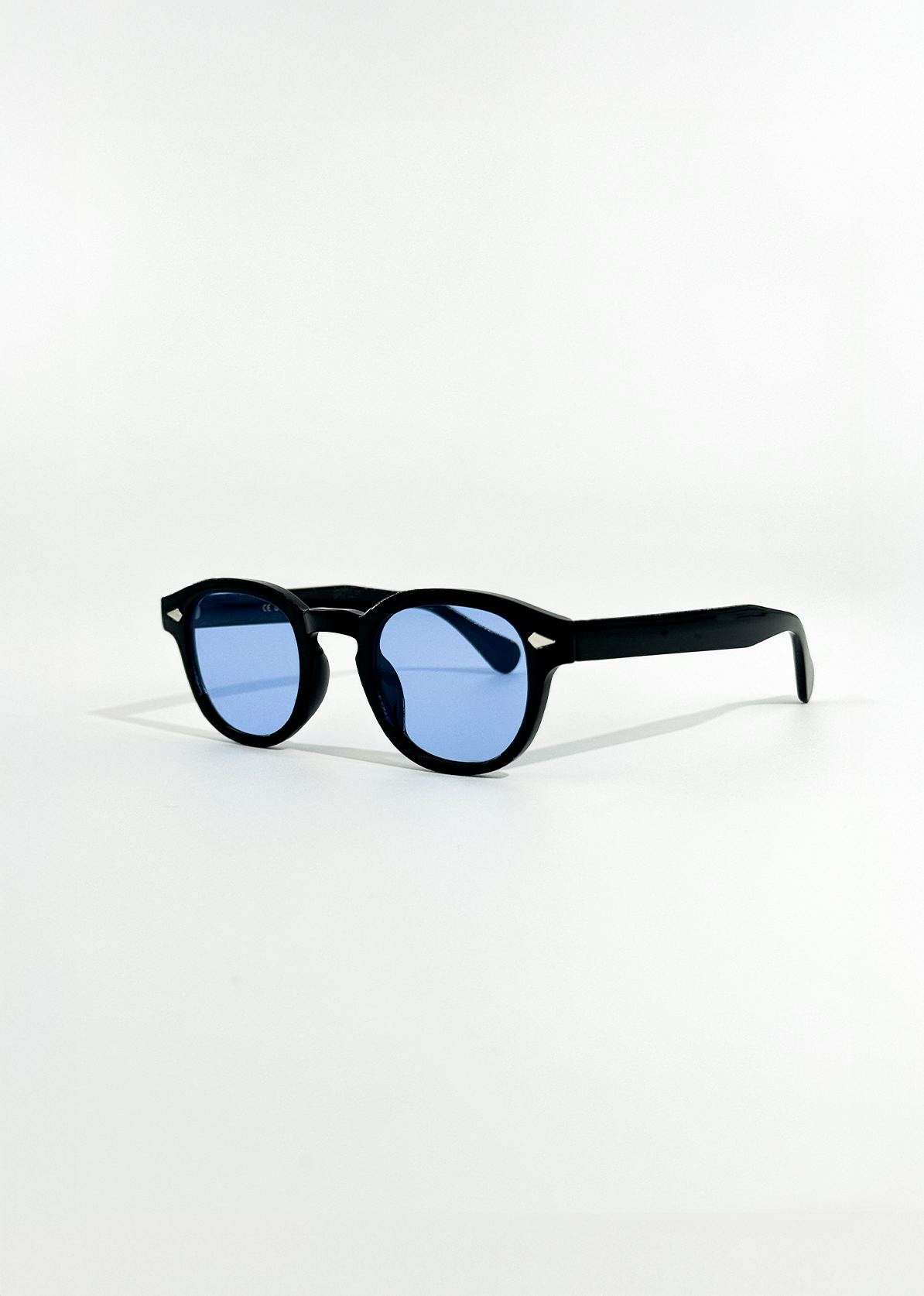 Luna Round Sunglasses | Blue Lens, UV400, Ethereal