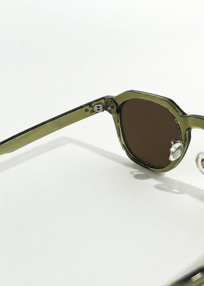 Sage Light Sunglasses | UV400, Olive Tone, Elegant