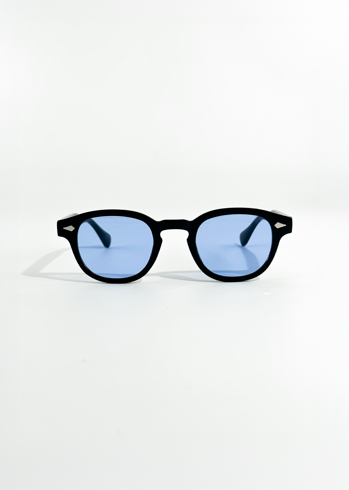Luna Round Sunglasses | Blue Lens, UV400, Ethereal