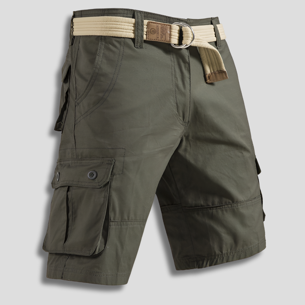 Pantalón Cargo Corto de Hombre Momount – Cordón y Multibolsillos