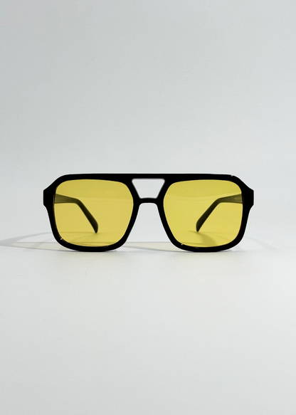 Gafas de Sol Aviador Vintage – Lentes Amarillas con Estilo Hollywood Clásico