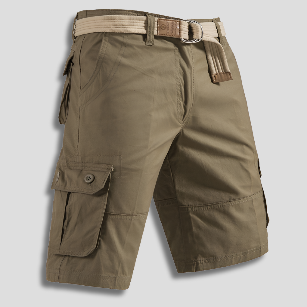 Pantalón Cargo Corto de Hombre Momount – Cordón y Multibolsillos