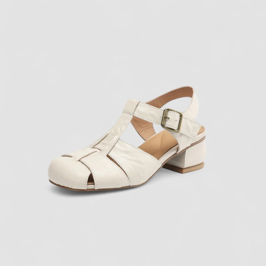 Cordelia | Zapatos Mary Jane de Cuero Vintage con Hebilla