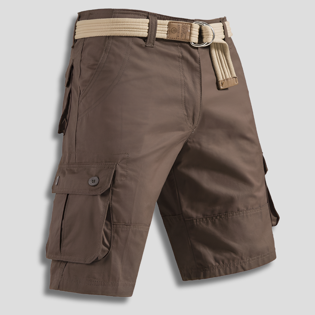 Pantalón Cargo Corto de Hombre Momount – Cordón y Multibolsillos