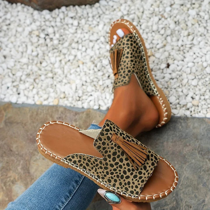 Serenella | Alpargatas Boho Tejidas con Borlas