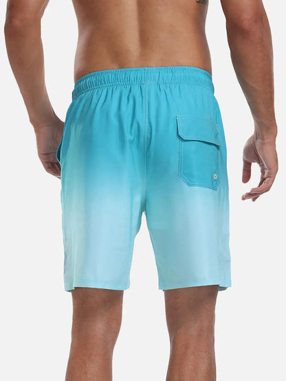 Bañadores de Hombre – Bañador Negro de Secado Rápido con Cordón Elástico