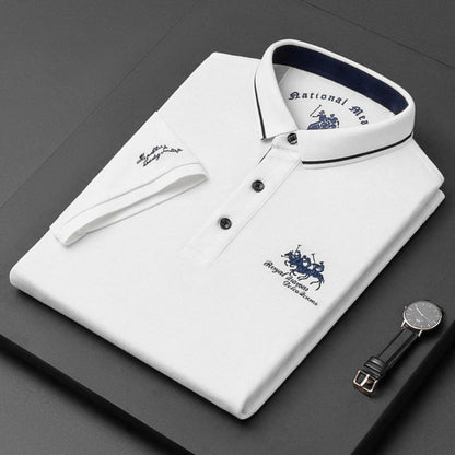 Polo de Hombre Manga Larga – Logo Bordado Premium Estilo Clásico