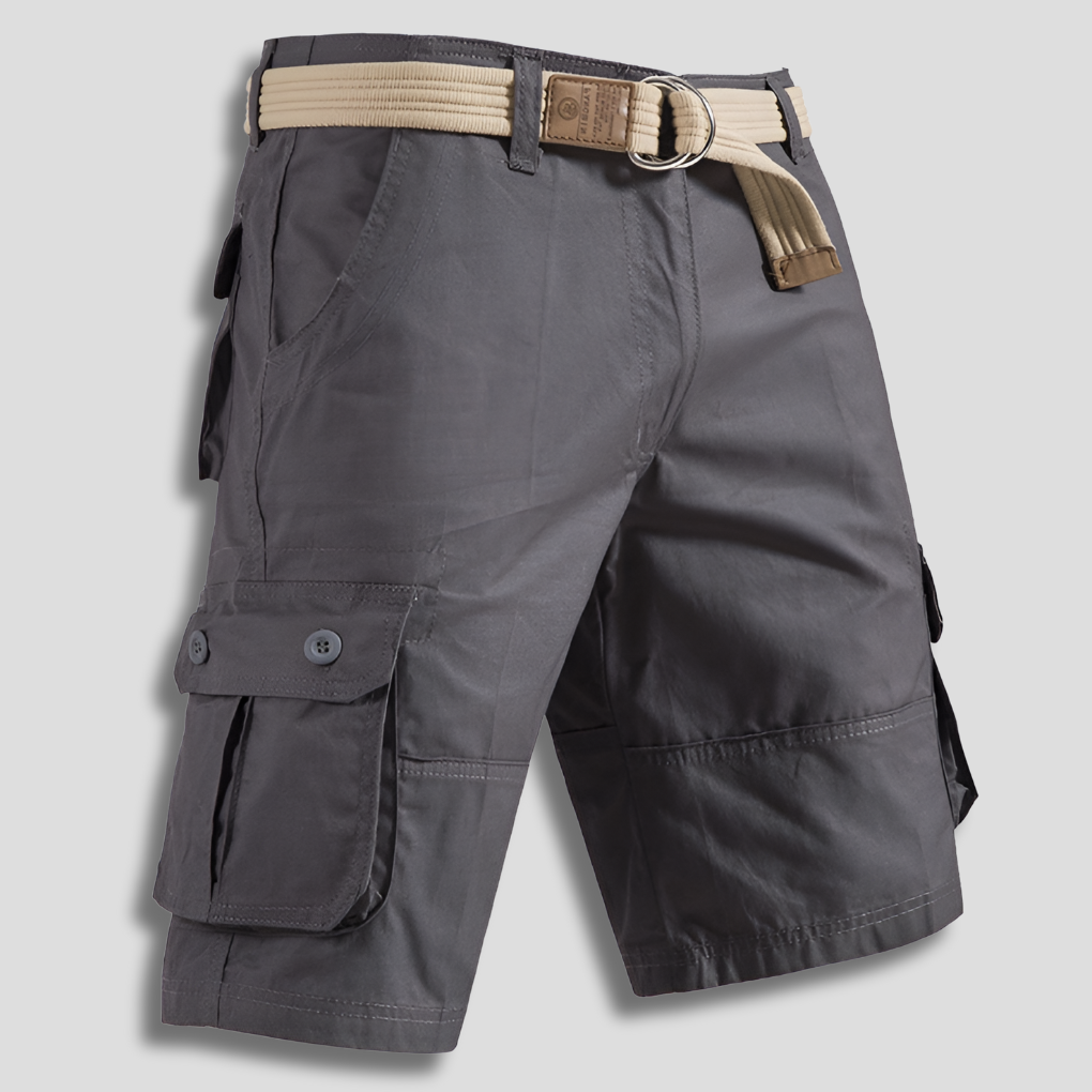 Pantalón Cargo Corto de Hombre Momount – Cordón y Multibolsillos