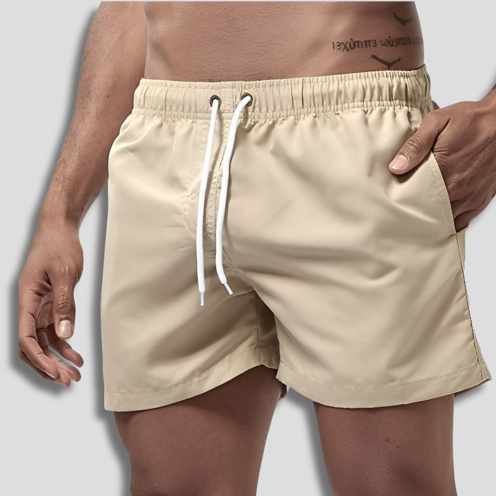 Bañadores de Hombre – Bañador Turquesa de Secado Rápido con Cintura Elástica