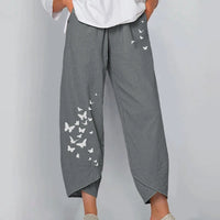 Estampado Mariposas Gris