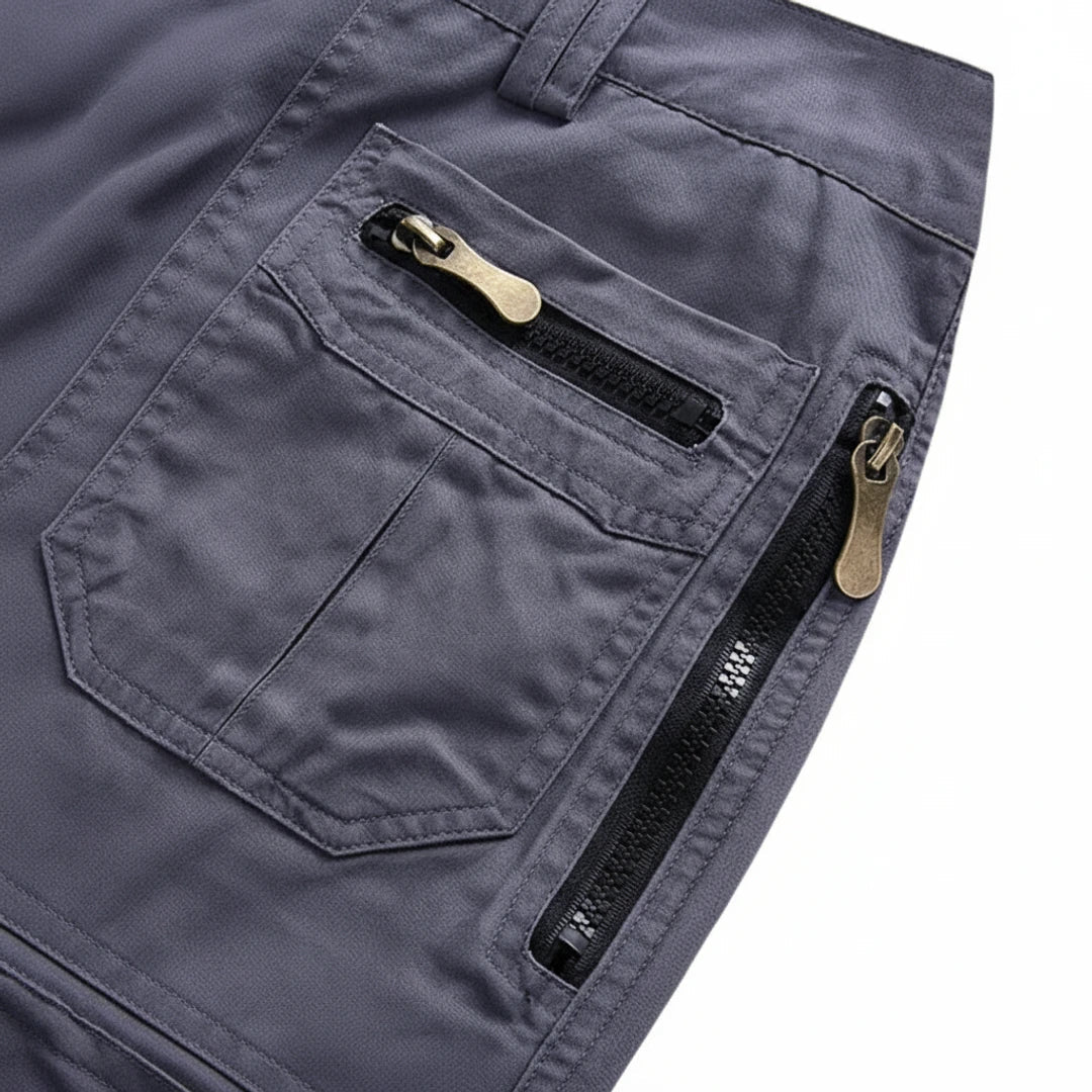 Pantalones Cargo de Hombre – Pantalón Corto Táctico a la Rodilla con Múltiples Bolsillos
