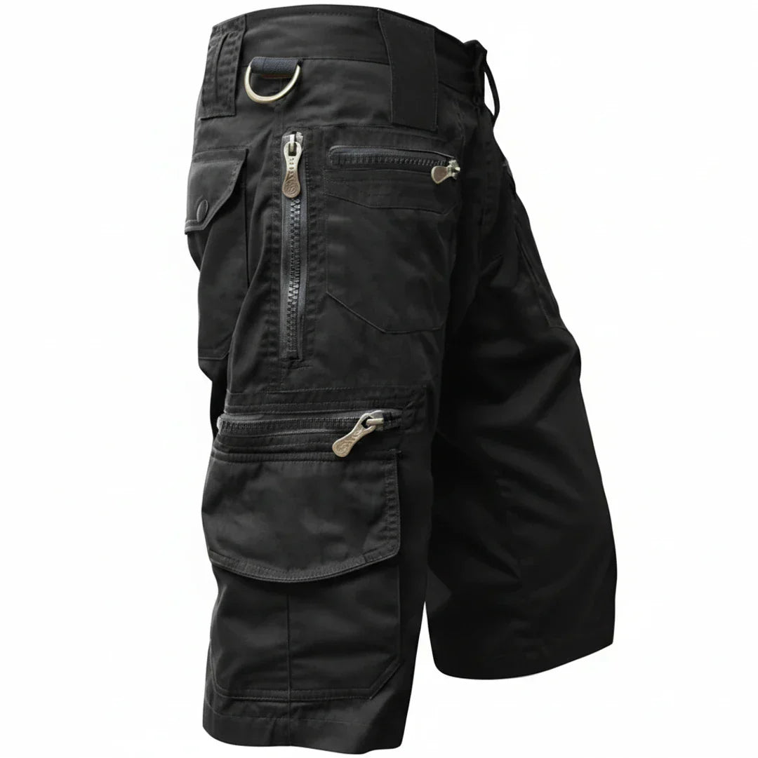 Pantalones Cargo de Hombre – Pantalón Corto Táctico a la Rodilla con Múltiples Bolsillos