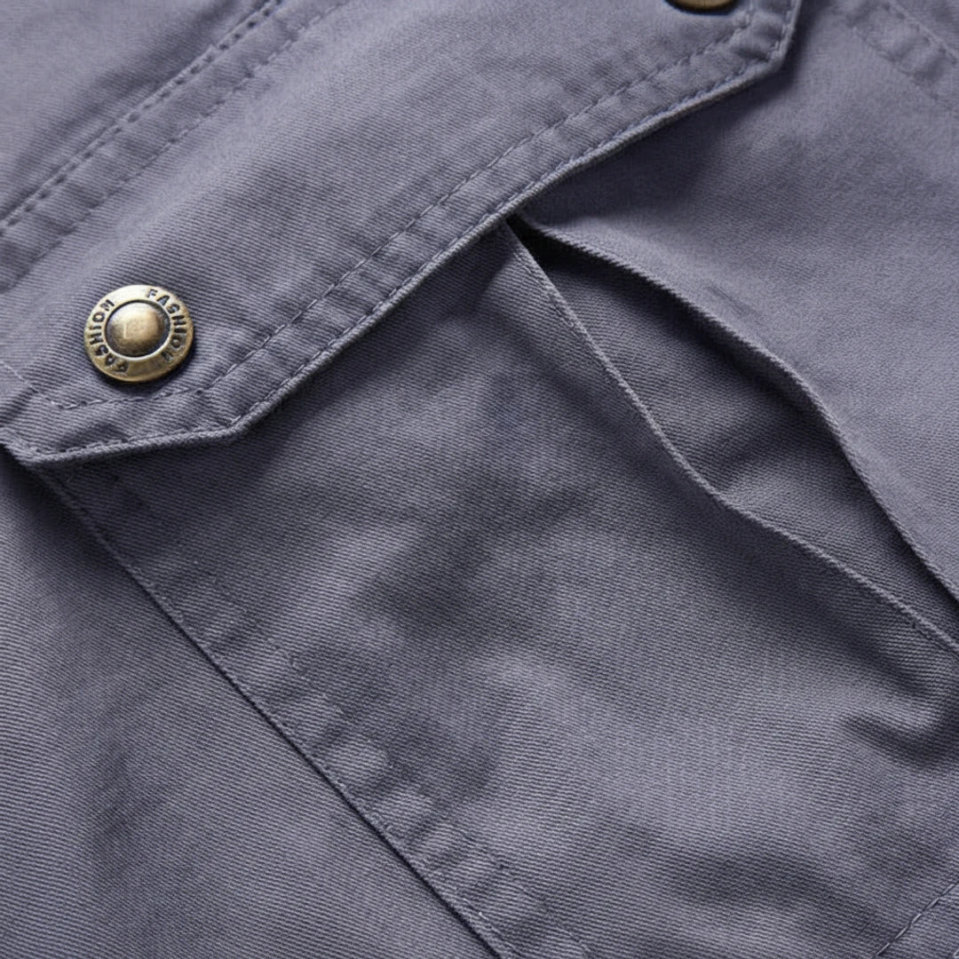Pantalones Cargo de Hombre – Pantalón Corto Táctico a la Rodilla con Múltiples Bolsillos