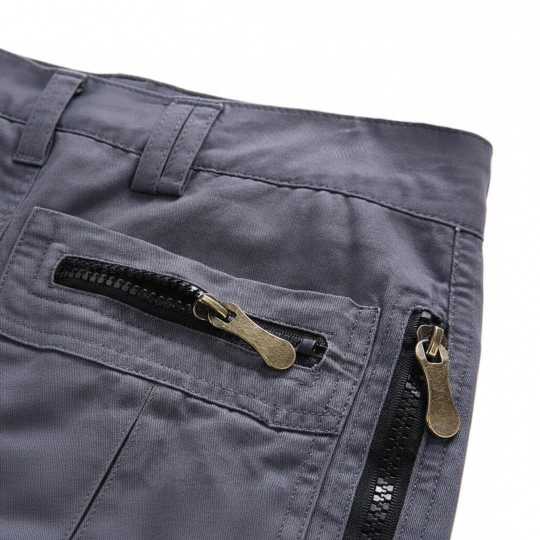 Pantalones Cargo de Hombre – Pantalón Corto Táctico a la Rodilla con Múltiples Bolsillos