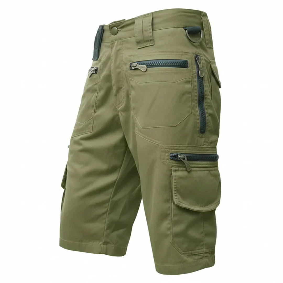 Pantalones Cargo de Hombre – Pantalón Corto Táctico a la Rodilla con Múltiples Bolsillos