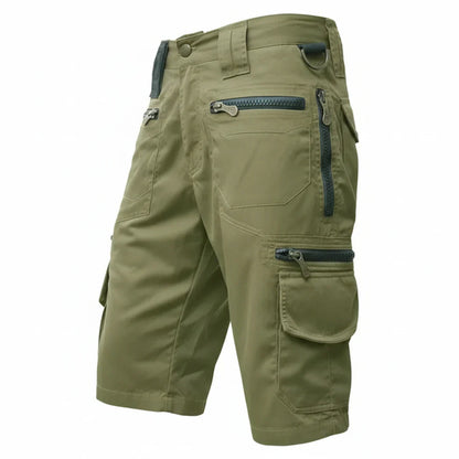 Pantalones Cargo de Hombre – Pantalón Corto Táctico a la Rodilla con Múltiples Bolsillos