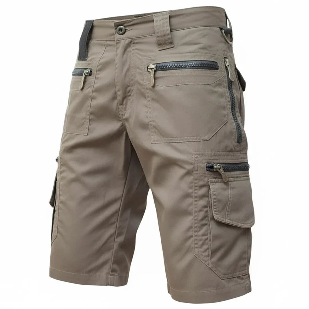 Pantalones Cargo de Hombre – Pantalón Corto Táctico a la Rodilla con Múltiples Bolsillos