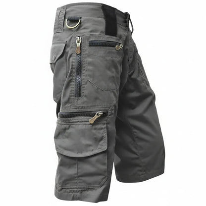 Pantalones Cargo de Hombre – Pantalón Corto Táctico a la Rodilla con Múltiples Bolsillos