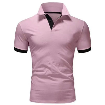 Polo de Hombre Momount – Cuello Mao con Tira en Contraste Slim Fit