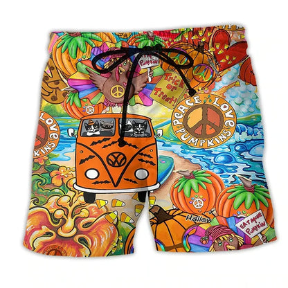 Bañador de Hombre Momount – Estampado Furgoneta Hippie con Cordón