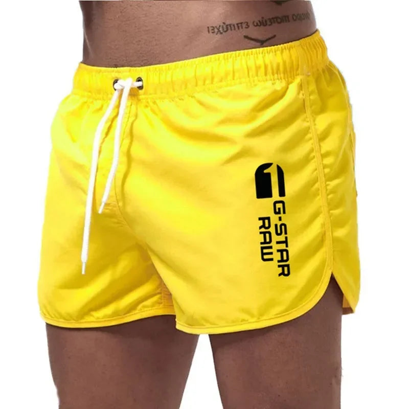 Bañadores de Hombre – Bañador Slim Fit Color Sólido de Secado Rápido