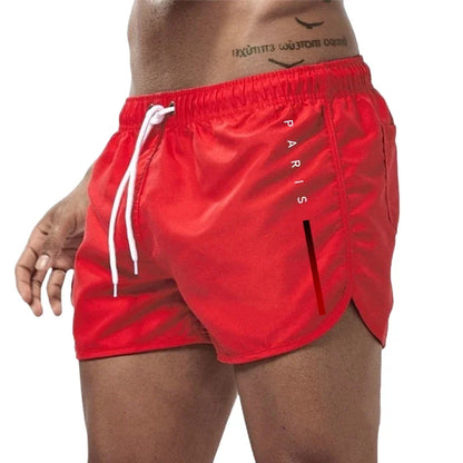 Bañadores de Hombre – Bañador Deportivo Negro de Secado Rápido con Detalle Lateral