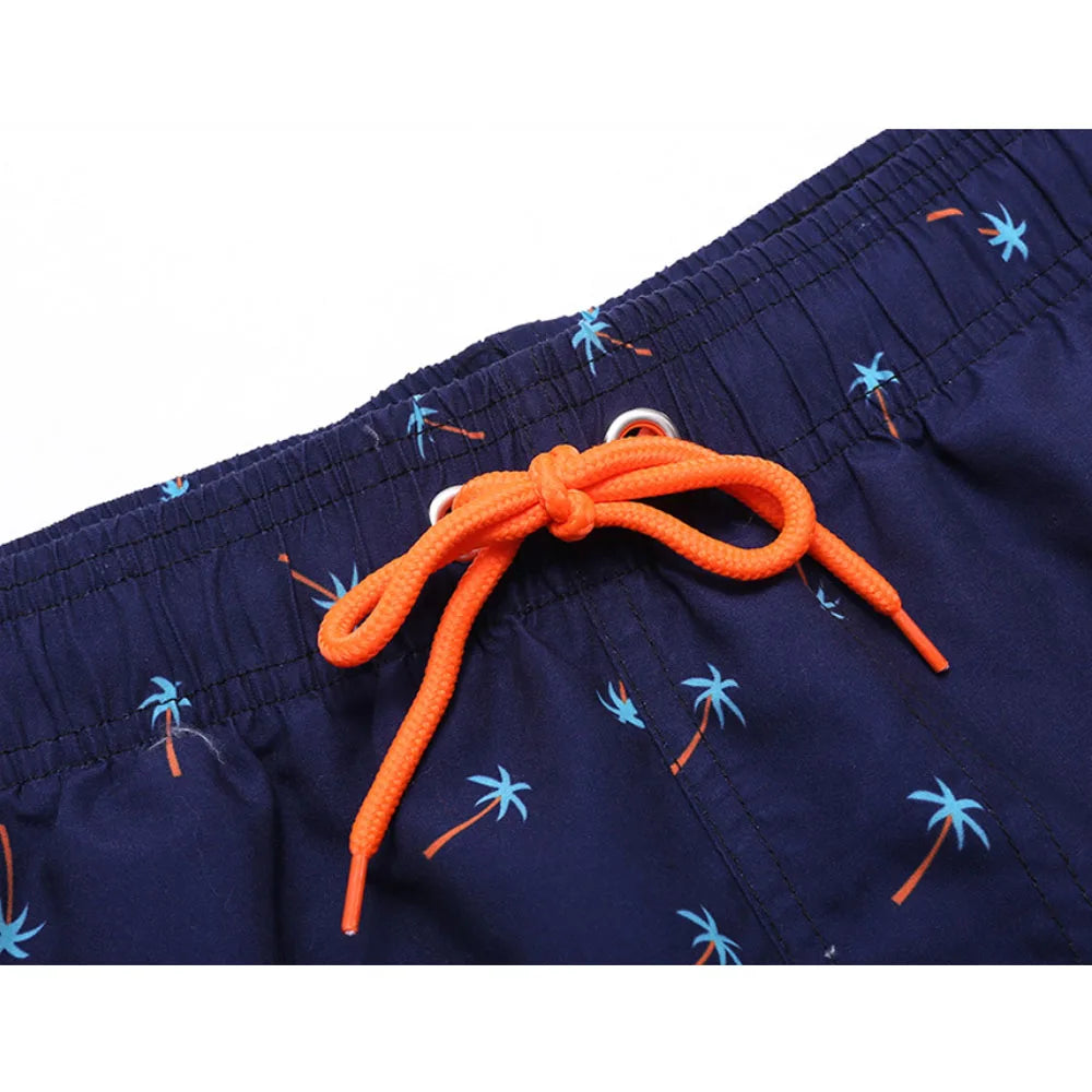 Bañadores de Hombre – Bañador con Estampado de Kiwi de Secado Rápido y Largo Medio