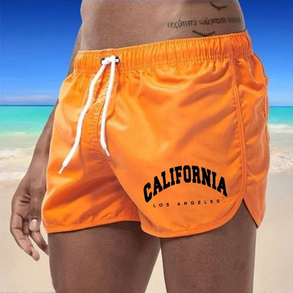 Bañadores de Hombre – Bañador con Estampado California de Secado Rápido