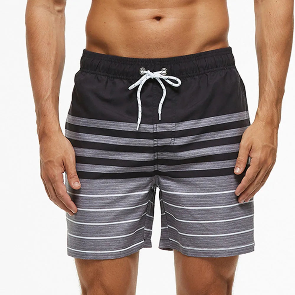 Bañadores de Hombre – Bañador con Estampado de Kiwi de Secado Rápido y Largo Medio