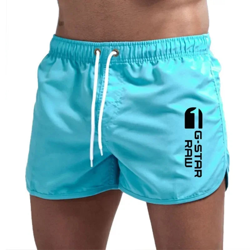 Bañadores de Hombre – Bañador Slim Fit Color Sólido de Secado Rápido