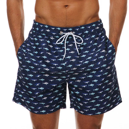 Bañadores de Hombre – Bañador con Estampado de Kiwi de Secado Rápido y Largo Medio