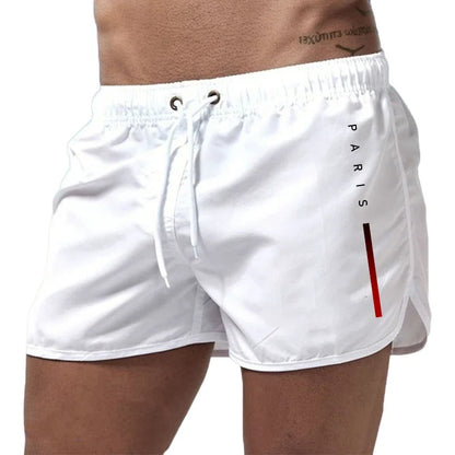 Bañadores de Hombre – Bañador Deportivo Negro de Secado Rápido con Detalle Lateral
