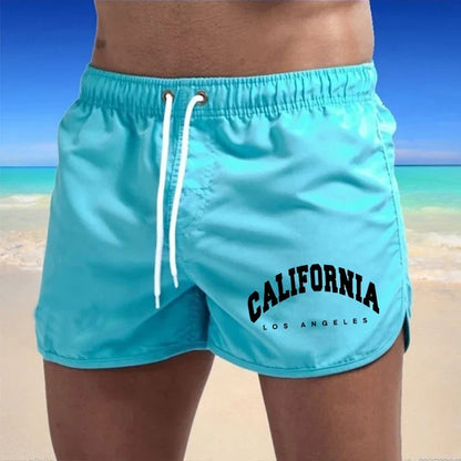 Bañadores de Hombre – Bañador con Estampado California de Secado Rápido