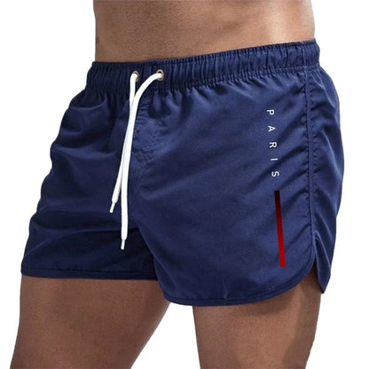 Bañadores de Hombre – Bañador Deportivo Negro de Secado Rápido con Detalle Lateral