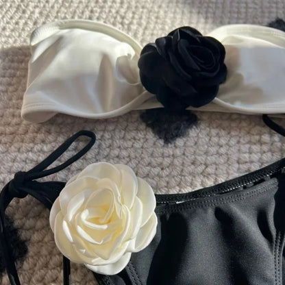Momount Women Bandeau Bikini Set