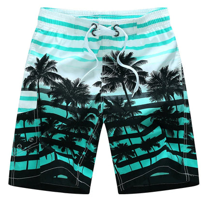 Bañadores de Hombre – Bañador Surfero a la Rodilla con Estampado Geométrico