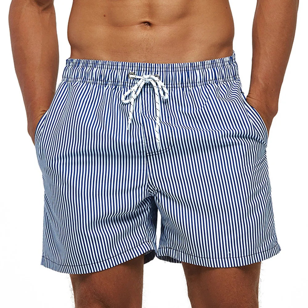 Bañadores de Hombre – Bañador con Estampado de Kiwi de Secado Rápido y Largo Medio