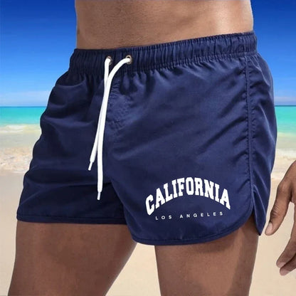 Bañadores de Hombre – Bañador con Estampado California de Secado Rápido