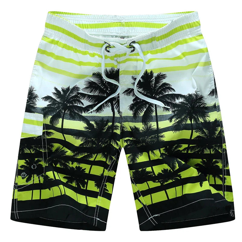 Bañadores de Hombre – Bañador Surfero a la Rodilla con Estampado Geométrico