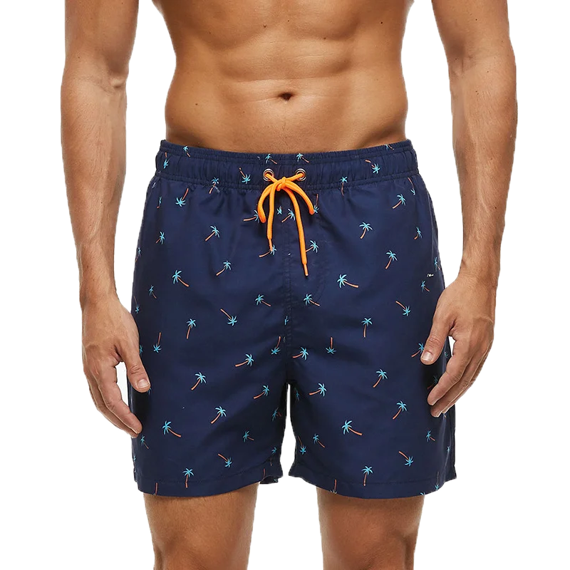Bañadores de Hombre – Bañador a Rayas de Secado Rápido con Cordón