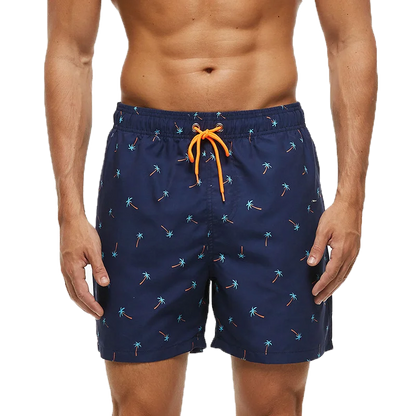 Bañadores de Hombre – Bañador a Rayas de Secado Rápido con Cordón