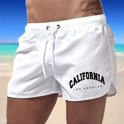 Bañadores de Hombre – Bañador con Estampado California de Secado Rápido