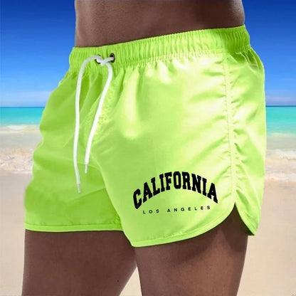 Bañadores de Hombre – Bañador con Estampado California de Secado Rápido