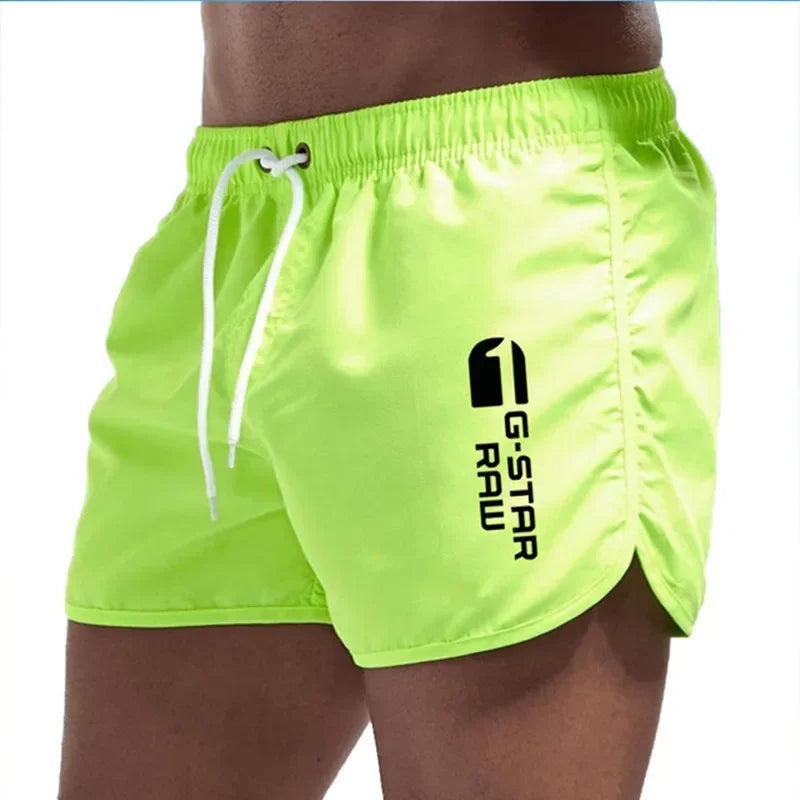 Bañadores de Hombre – Bañador Slim Fit Color Sólido de Secado Rápido
