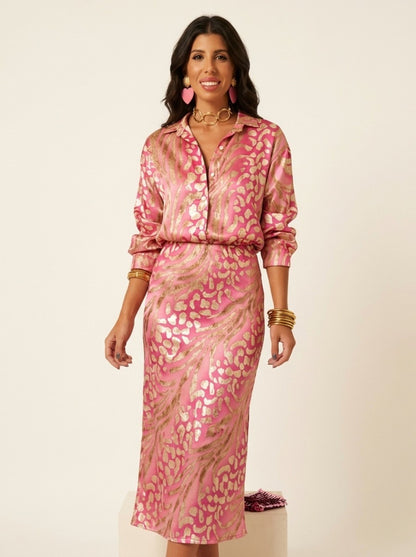 Sofia Sparkle Dress - Pink