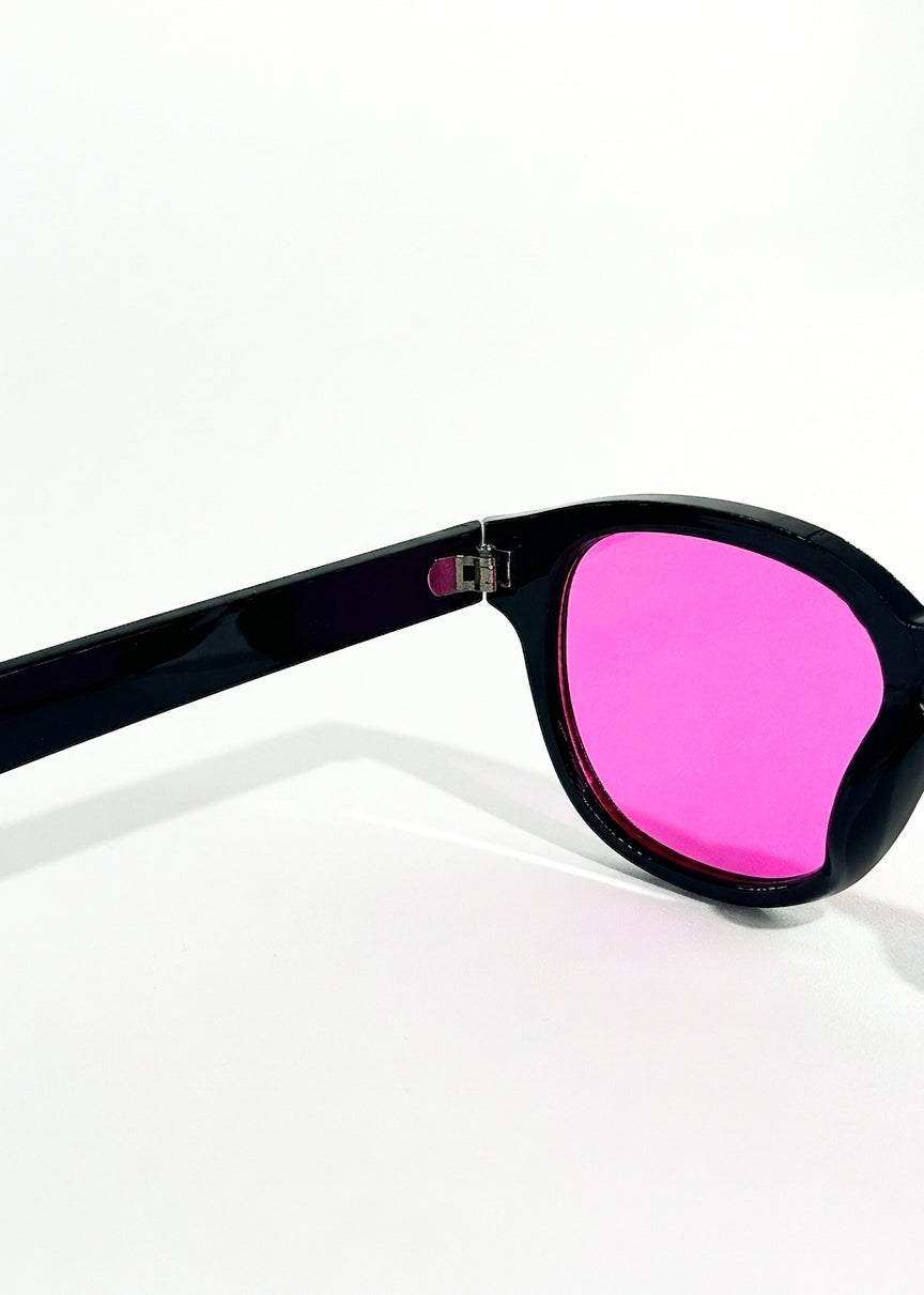 Petal Round Sunglasses | Pink Tint, UV400, Feminine